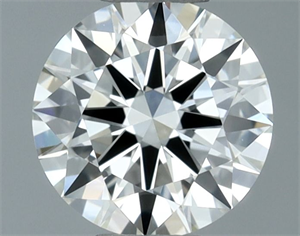 Picture of Natural Diamond 0.50 Carats, Round with Excellent Cut, H Color, VS1 Clarity and Certified by IGI