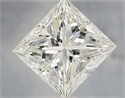 Natural Diamond 2.00 Carats, Princess with  Cut, H Color, VVS1 Clarity and Certified by IGI