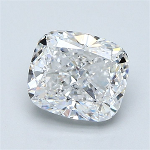 Picture of Natural Diamond 1.50 Carats, Cushion with  Cut, E Color, VVS2 Clarity and Certified by GIA