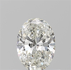 Picture of Natural Diamond 0.55 Carats, Oval with  Cut, H Color, VVS1 Clarity and Certified by GIA