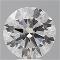 Lab Grown Diamond 5.55 Carats, Round with Ideal Cut, F Color, VS1 Clarity and Certified by IGI