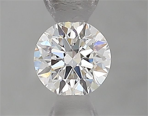 Picture of Natural Diamond 0.42 Carats, Round with Excellent Cut, D Color, VS1 Clarity and Certified by GIA