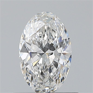 Picture of Natural Diamond 0.57 Carats, Oval with  Cut, E Color, VS2 Clarity and Certified by GIA