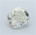 Diamante Natural 0.81 quilates, Del cojín , Color K, claridad VS2 y certificado GIA