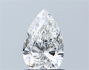 Picture of Natural Diamond 0.71 Carats, Pear with  Cut, F Color, VS2 Clarity and Certified by GIA