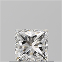 Diamante Natural 0.50 quilates, Princesa , Color F, claridad VS2 y certificado GIA