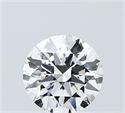 Lab Grown Diamond 1.04 Carats, Round with Ideal Cut, E Color, VVS2 Clarity and Certified by IGI