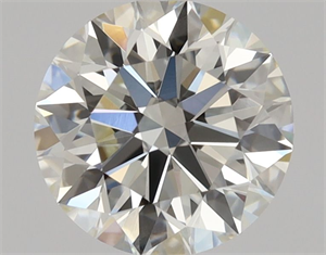 Picture of Natural Diamond 0.76 Carats, Round with Excellent Cut, K Color, VVS1 Clarity and Certified by GIA