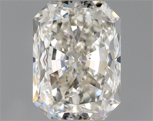 Picture of Natural Diamond 0.91 Carats, Radiant with  Cut, I Color, SI2 Clarity and Certified by GIA