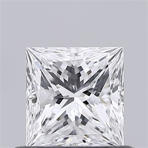 Foto Diamante Natural 0.60 quilates, Princesa , Color D, claridad VS2 y certificado GIA de