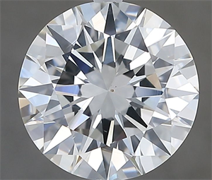 Picture of Natural Diamond 2.30 Carats, Round with Excellent Cut, H Color, VS2 Clarity and Certified by GIA