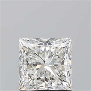 Picture of Natural Diamond 1.21 Carats, Princess with  Cut, I Color, VVS1 Clarity and Certified by GIA