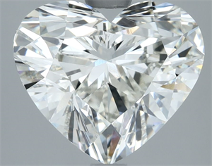 Picture of Natural Diamond 3.02 Carats, Heart with  Cut, H Color, SI1 Clarity and Certified by IGI