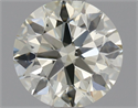 Natural Diamond 0.80 Carats, Round with Excellent Cut, N Color, VS2 Clarity and Certified by GIA