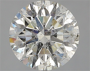 Picture of Natural Diamond 3.01 Carats, Round with Excellent Cut, I Color, SI2 Clarity and Certified by IGI