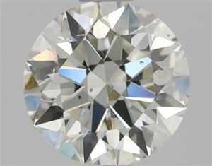 Picture of Natural Diamond 0.85 Carats, Round with Excellent Cut, K Color, SI1 Clarity and Certified by GIA