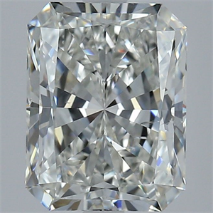 Foto Diamante Natural 4.01 quilates, Radiante , Color H, claridad SI1 y certificado GIA de