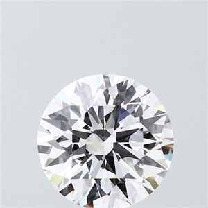 Picture of Lab Grown Diamond 1.50 Carats, Round with Ideal Cut, E Color, VVS2 Clarity and Certified by IGI