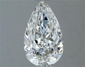 Picture of Natural Diamond 1.00 Carats, Pear with  Cut, H Color, VS1 Clarity and Certified by IGI