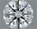 Natural Diamond 0.50 Carats, Round with Excellent Cut, H Color, VS1 Clarity and Certified by GIA