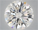Lab Grown Diamond 5.05 Carats, Round with Excellent Cut, E Color, VVS1 Clarity and Certified by IGI