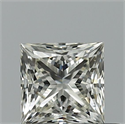 Diamante Natural 0.51 quilates, Princesa , Color K, claridad VVS1 y certificado GIA
