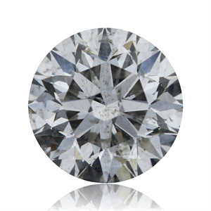 Picture of Natural Diamond 1.00 Carats, Round with Very Good Cut, H Color, I1 Clarity and Certified by GIA