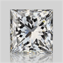 Diamante Natural 0.70 quilates, Princesa , Color F, claridad VS1 y certificado GIA