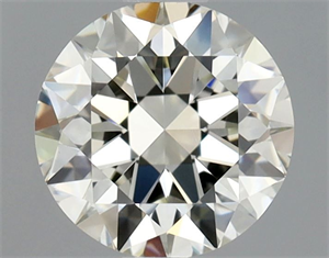 Picture of Natural Diamond 0.90 Carats, Round with Excellent Cut, K Color, VS1 Clarity and Certified by GIA