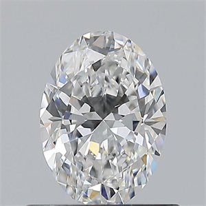 Picture of Natural Diamond 0.60 Carats, Oval with  Cut, E Color, VVS2 Clarity and Certified by GIA