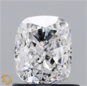 Natural Diamond 1.00 Carats, Cushion with  Cut, E Color, SI2 Clarity and Certified by GIA