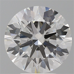 Picture of Lab Grown Diamond 4.56 Carats, Round with Ideal Cut, E Color, VVS2 Clarity and Certified by IGI