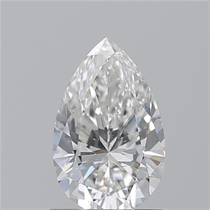 Picture of Natural Diamond 1.01 Carats, Pear with  Cut, G Color, SI2 Clarity and Certified by GIA