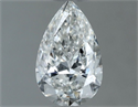 Diamante Natural 0.50 quilates, De pera , Color G, claridad SI2 y certificado GIA