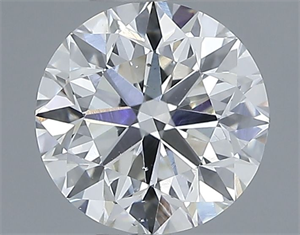 Picture of Natural Diamond 1.20 Carats, Round with Very Good Cut, H Color, SI1 Clarity and Certified by IGI