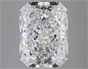 Diamante Natural 4.06 quilates, Radiante , Color D, claridad VS2 y certificado GIA