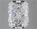 Natural Diamond 4.06 Carats, Radiant with  Cut, D Color, VS2 Clarity and Certified by GIA
