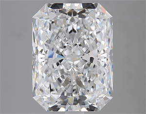 Picture of Natural Diamond 4.06 Carats, Radiant with  Cut, D Color, VS2 Clarity and Certified by GIA