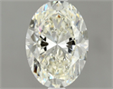 Diamante Natural 1.50 quilates, Ovalado , Color K, claridad SI1 y certificado GIA