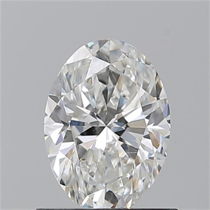 Picture of Natural Diamond 0.90 Carats, Oval with  Cut, G Color, SI1 Clarity and Certified by GIA