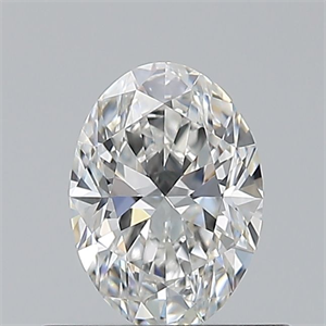 Picture of Natural Diamond 0.50 Carats, Oval with  Cut, F Color, VVS2 Clarity and Certified by GIA