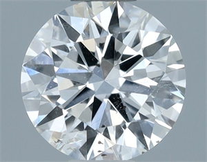 Picture of Natural Diamond 0.50 Carats, Round with Excellent Cut, E Color, SI2 Clarity and Certified by IGI