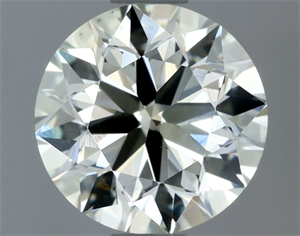 Picture of Natural Diamond 1.50 Carats, Round with Excellent Cut, K Color, VS2 Clarity and Certified by IGI