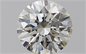 Natural Diamond 0.74 Carats, Round with Excellent Cut, J Color, VVS2 Clarity and Certified by GIA