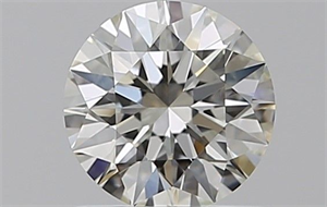 Picture of Natural Diamond 0.74 Carats, Round with Excellent Cut, J Color, VVS2 Clarity and Certified by GIA