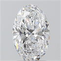 Diamante Natural 1.50 quilates, Ovalado , Color D, claridad VVS1 y certificado GIA