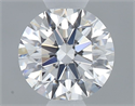 Diamante Natural 0.41 quilates, Redondo , Color E, claridad VVS1 y certificado GIA
