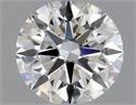 Diamante Natural 0.41 quilates, Redondo , Color E, claridad VVS1 y certificado GIA
