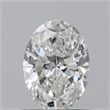 Natural Diamond 0.90 Carats, Oval with  Cut, G Color, VS1 Clarity and Certified by GIA