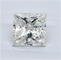 Natural Diamond 1.53 Carats, Princess with  Cut, J Color, SI2 Clarity and Certified by GIA